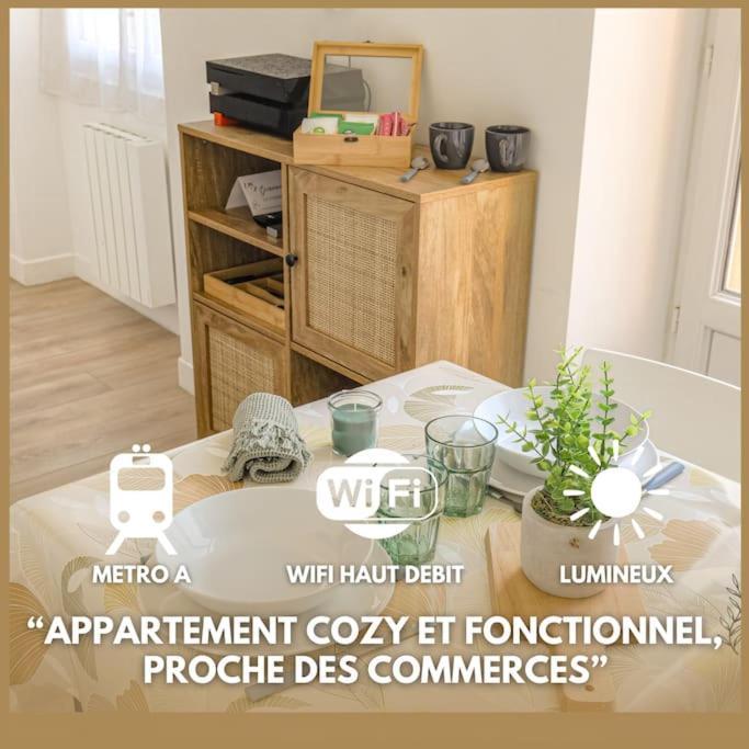 Le Paisible - Proximite Metro A Apartman Villeurbanne Kültér fotó